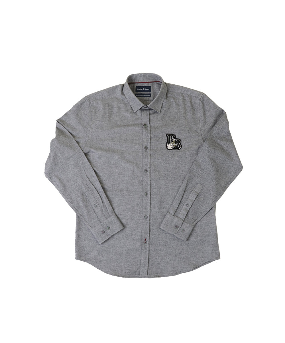 PSYCHO BUNNY CAMISAS HOMBRE GRIS