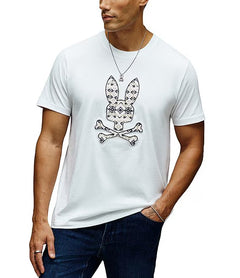 PSYCHO BUNNY CAMISETAS HOMBRE BLANCO