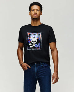 PSYCHO BUNNY CAMISETAS HOMBRE NEGRO