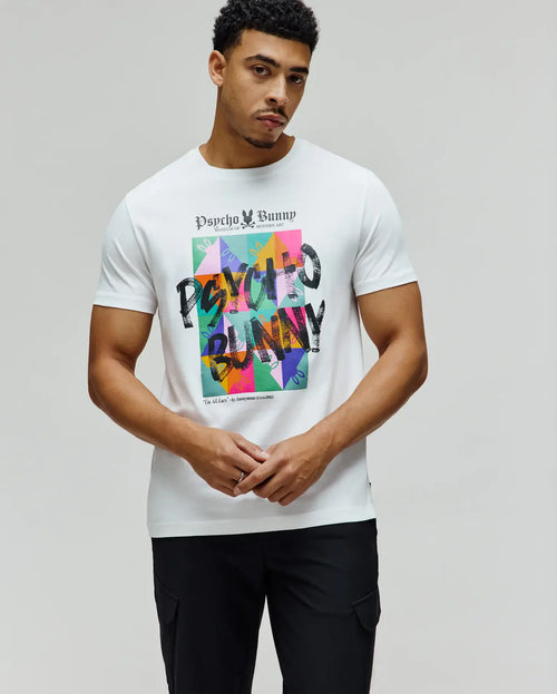 PSYCHO BUNNY CAMISETAS HOMBRE BLANCO