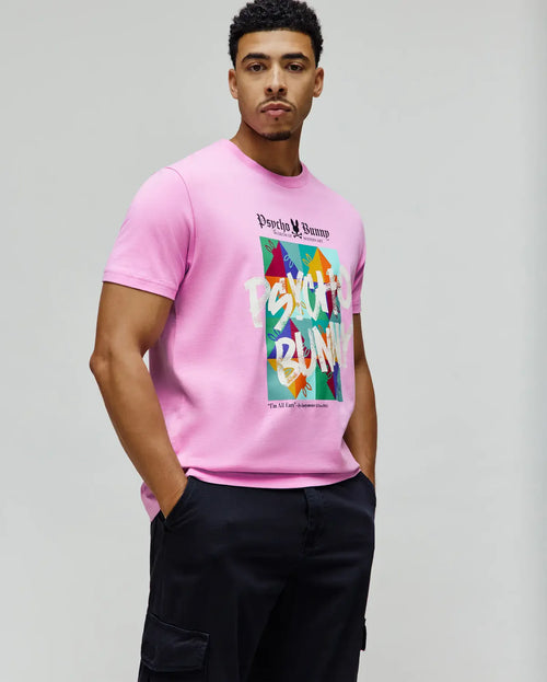 PSYCHO BUNNY CAMISETAS HOMBRE ROSADO