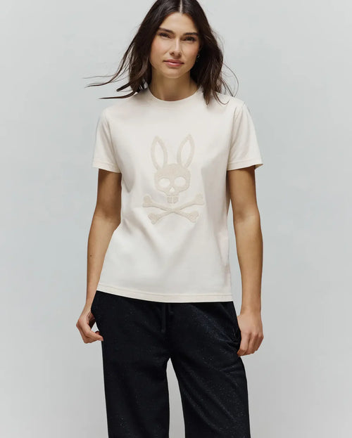 PSYCHO BUNNY CAMISETAS DAMA BLANCO