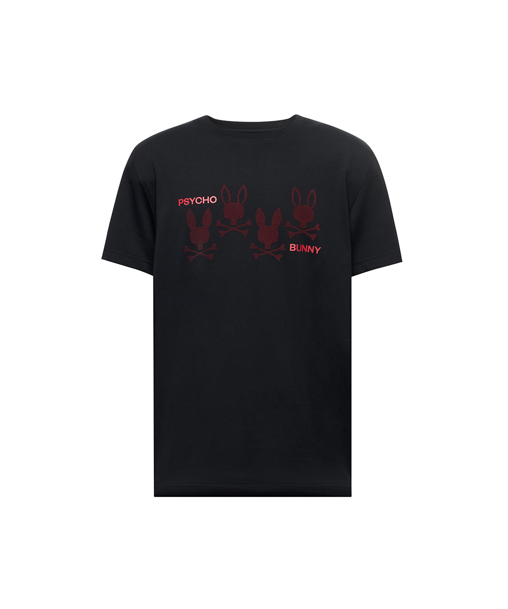 PSYCHO BUNNY CAMISETAS NIÑO NEGRO
