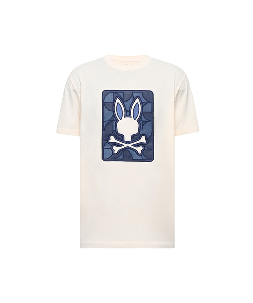 PSYCHO BUNNY CAMISETAS NIÑO BLANCO