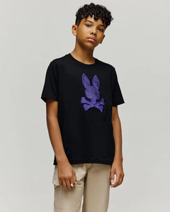 PSYCHO BUNNY CAMISETAS NIÑO NEGRO