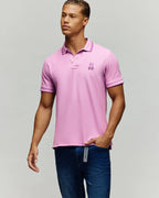 PSYCHO BUNNY CAMISETA TIPO POLO HOMBRE ROSADO