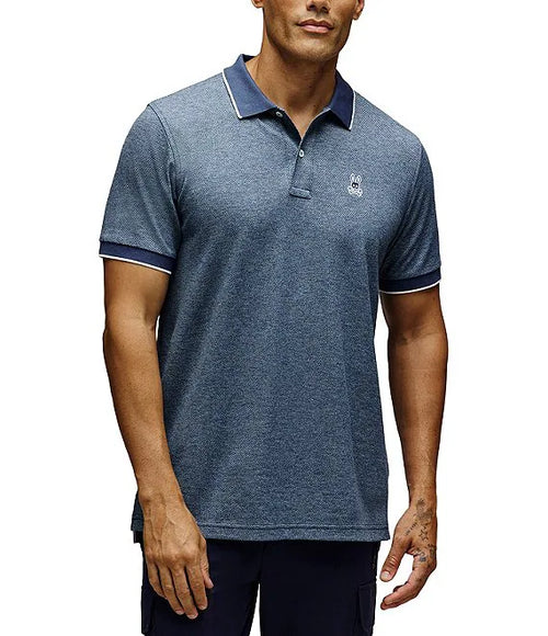 PSYCHO BUNNY CAMISETA TIPO POLO HOMBRE AZUL