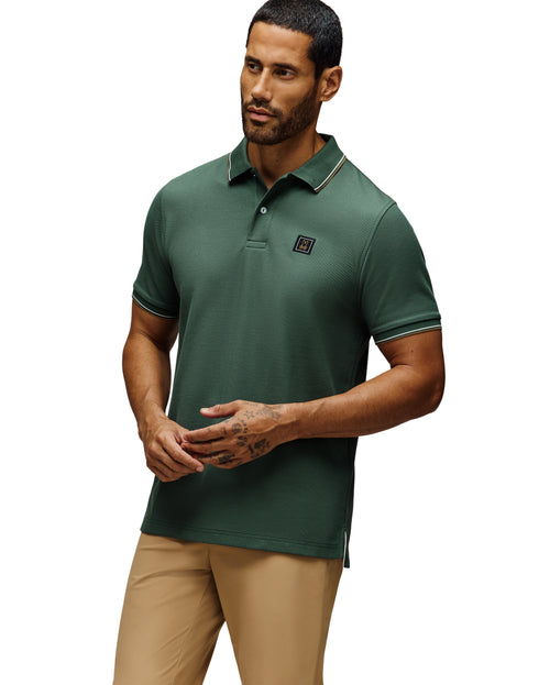 PSYCHO BUNNY CAMISETA TIPO POLO HOMBRE VERDE