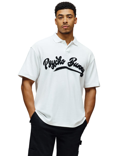 PSYCHO BUNNY CAMISETA TIPO POLO HOMBRE BLANCO