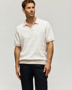 PSYCHO BUNNY CAMISETA TIPO POLO HOMBRE BLANCO