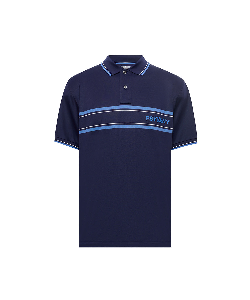 PSYCHO BUNNY CAMISETA TIPO POLO NIÑO AZUL