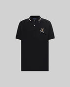 PSYCHO BUNNY CAMISETA TIPO POLO NIÑO NEGRO
