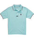 PSYCHO BUNNY CAMISETA TIPO POLO NIÑO AZUL