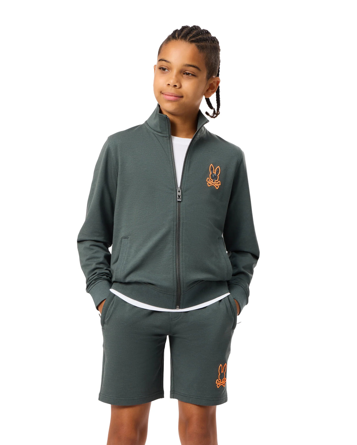 PSYCHO BUNNY CHAQUETA NIÑO FANTASIA VERDE