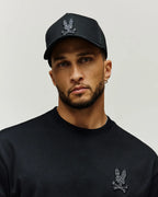 PSYCHO BUNNY GORRAS HOMBRE NEGRO