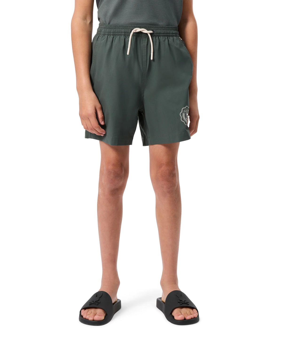 PSYCHO BUNNY PANTALONETA DE BAÑO NIÑO FANTASIA VERDE