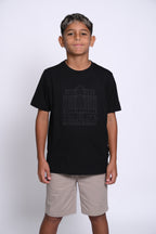 PSYCHO BUNNY CAMISETA NIÑO FANTASIA NEGRO