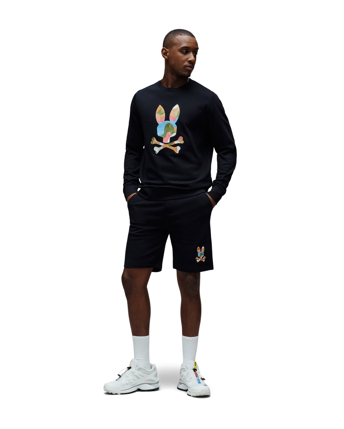 BERMUDA PSYCHO BUNNY PARA HOMBRE COLOR NEGRO MB0900033001