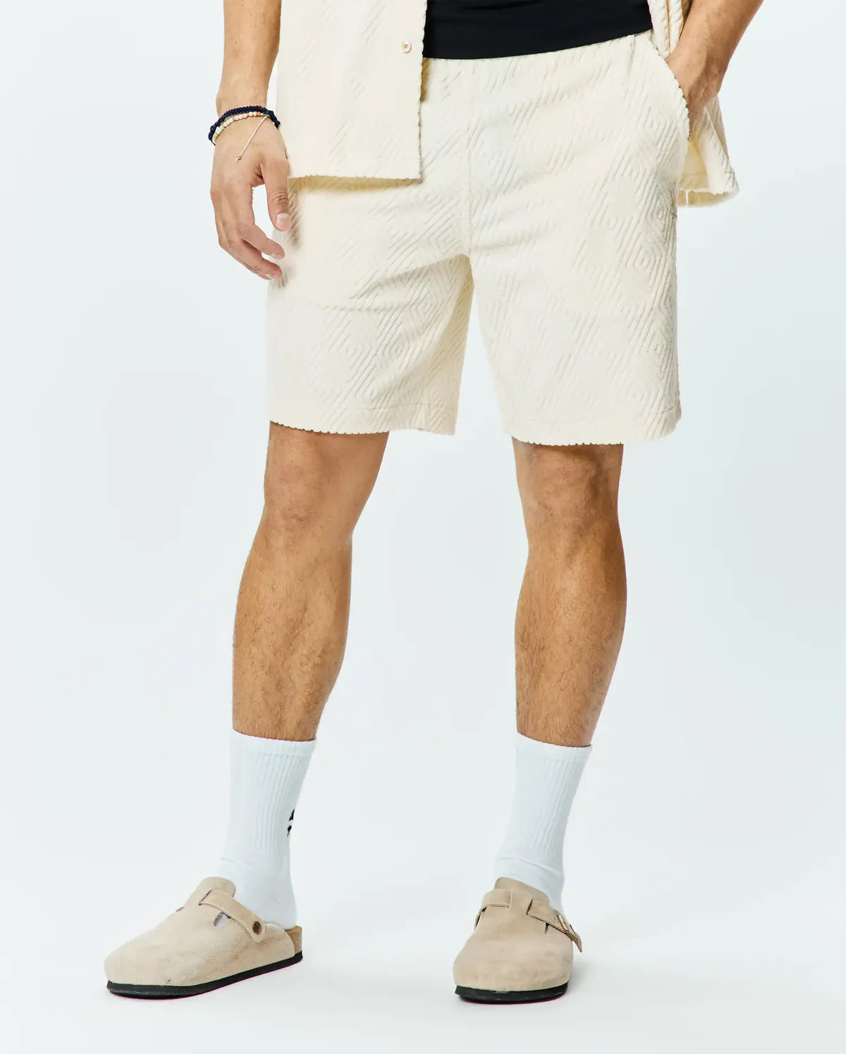 BERMUDA PSYCHO BUNNY PARA HOMBRE COLOR BLANCO MB0900071250