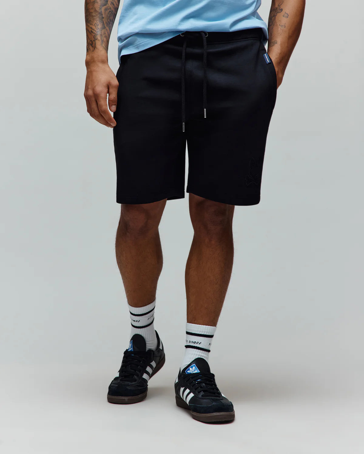 PSYCHO BUNNY BERMUDA MODAL BARRY PARA CABALLERO HOMBRE NEGRO MB0900037001