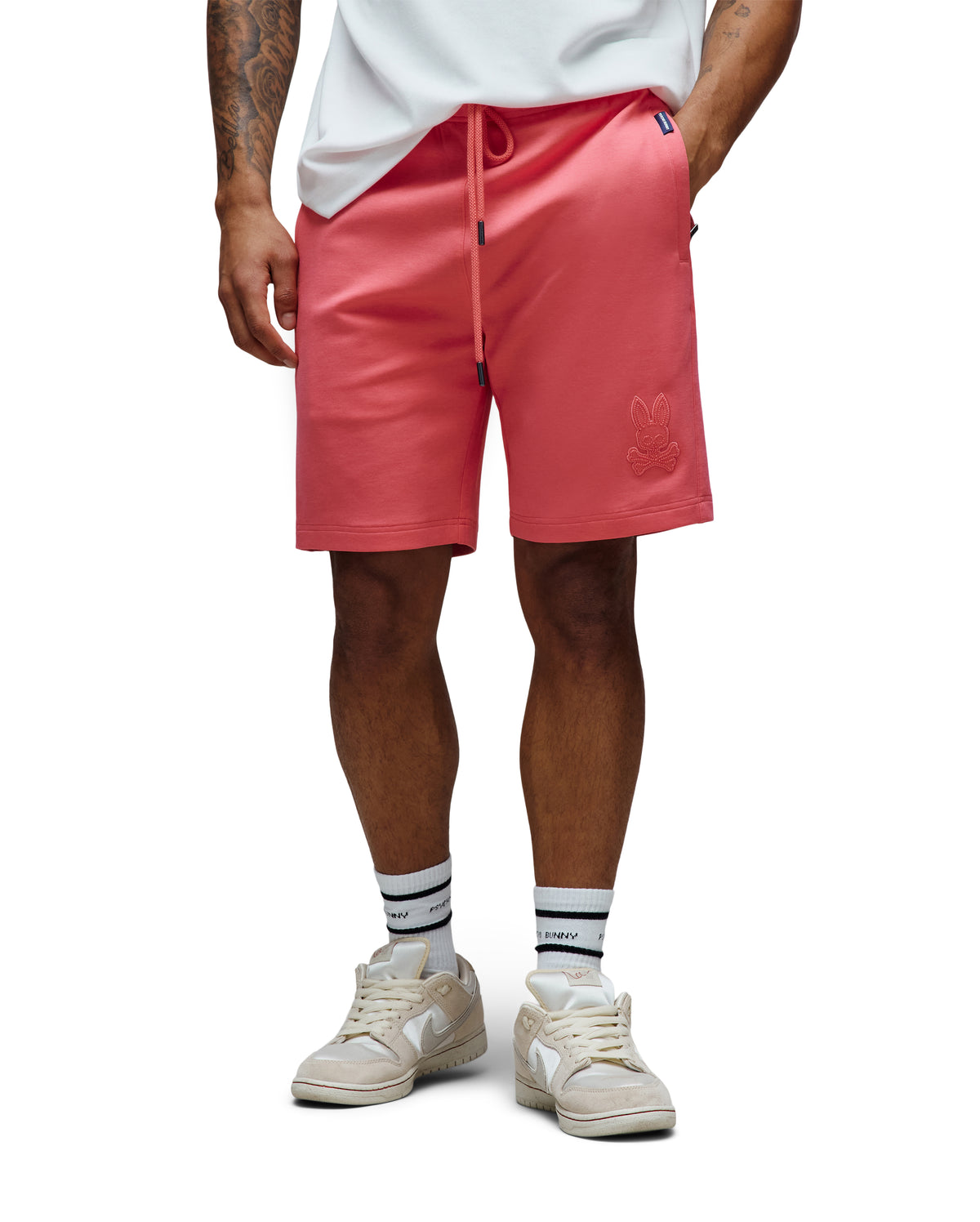 PSYCHO BUNNY BERMUDA MODAL BARRY PARA CABALLERO HOMBRE ROJO MB0900037656