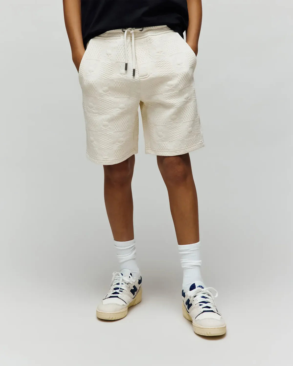 PSYCHO BUNNY BERMUDA DEPORTIVO JACQUARD DUSTIN PARA NIÑO NIÑO BEIGE KB0900022250