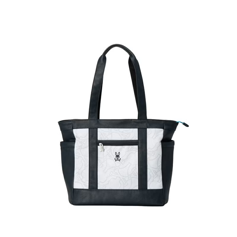 BOLSO PSYCHO BUNNY PARA HOMBRE COLOR BLANCO PBMG6AB5WHT