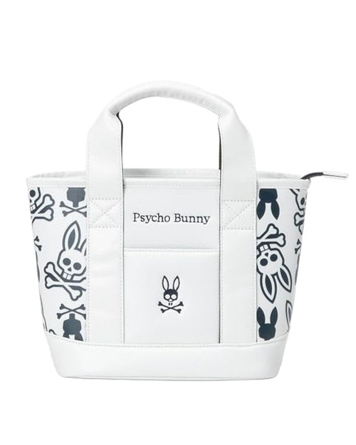 BOLSO PSYCHO BUNNY PARA HOMBRE COLOR BLANCO PBMG5FB9WHT