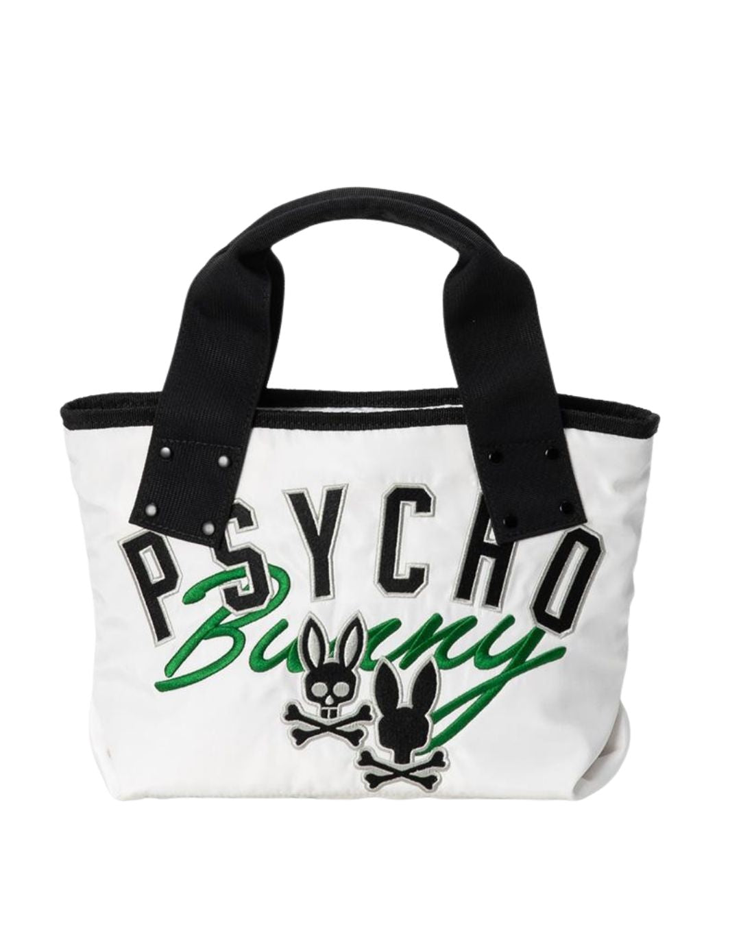 BOLSO PSYCHO BUNNY PARA HOMBRE COLOR BLANCO PBMG6ABAWHT