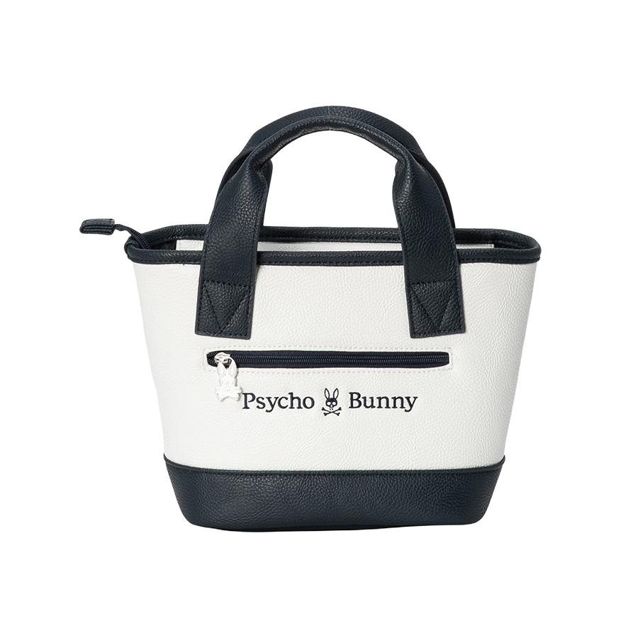 BOLSO PSYCHO BUNNY PARA HOMBRE COLOR BLANCO PBMG6AB1WHT