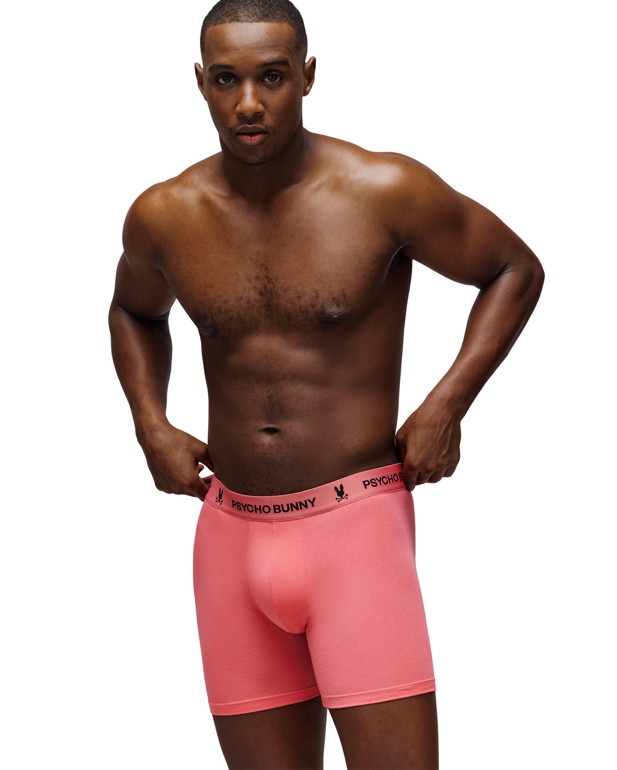 PSYCHO BUNNY BOXERS PARA CABALLERO (PAQUETE DE 3) HOMBRE ROJO MO1400008656