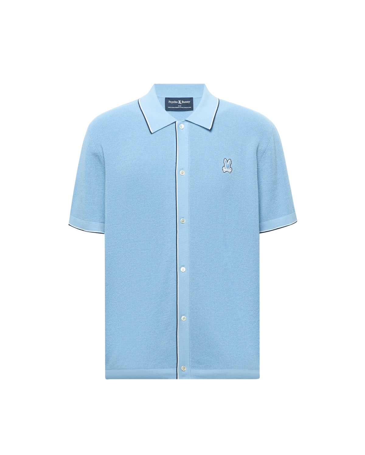 PSYCHO BUNNY CAMISA MANGA CORTA DE PUNTO LANE PARA CABALLERO HOMBRE AZUL MT0300148407
