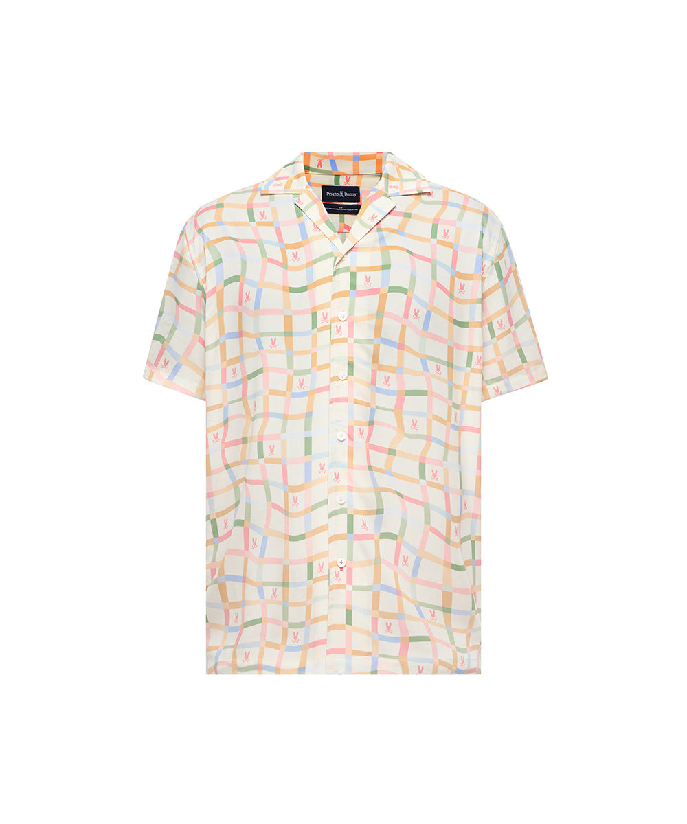 CAMISA M/C PSYCHO BUNNY PARA NIÑO COLOR BLANCO KT0300010250
