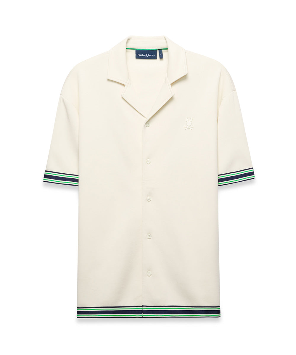 CAMISA M/C PSYCHO BUNNY PARA NIÑO COLOR BLANCO KT0500076250