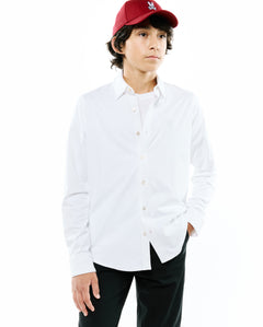 CAMISA PSYCHO BUNNY PARA NIÑO COLOR BLANCO