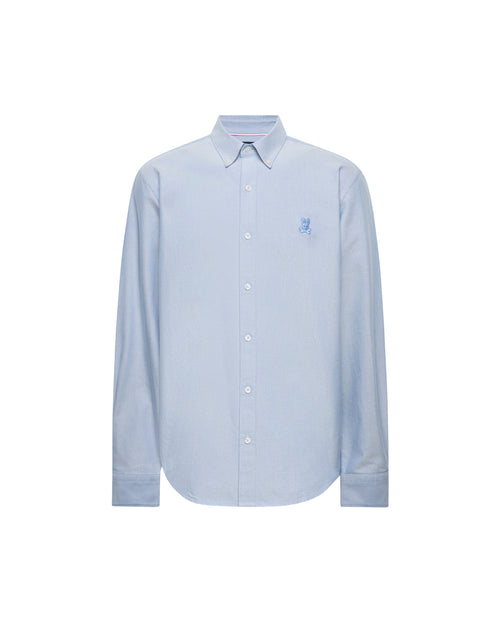 CAMISA M/L PSYCHO BUNNY PARA HOMBRE COLOR AZUL MT0300156426