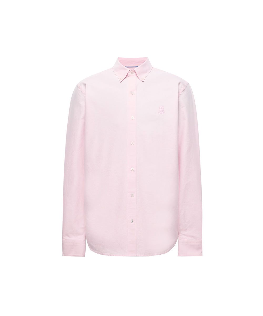 CAMISA M/L PSYCHO BUNNY PARA HOMBRE COLOR ROSADO MT0300156655