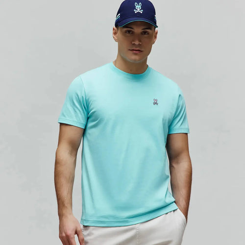 T-SHIRT PSYCHO BUNNY PARA HOMBRE COLOR AZUL B6U014F200409
