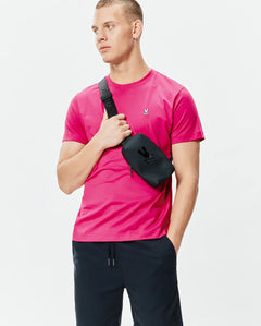 T-SHIRT PSYCHO BUNNY PARA HOMBRE COLOR ROSADO B6U014F200665