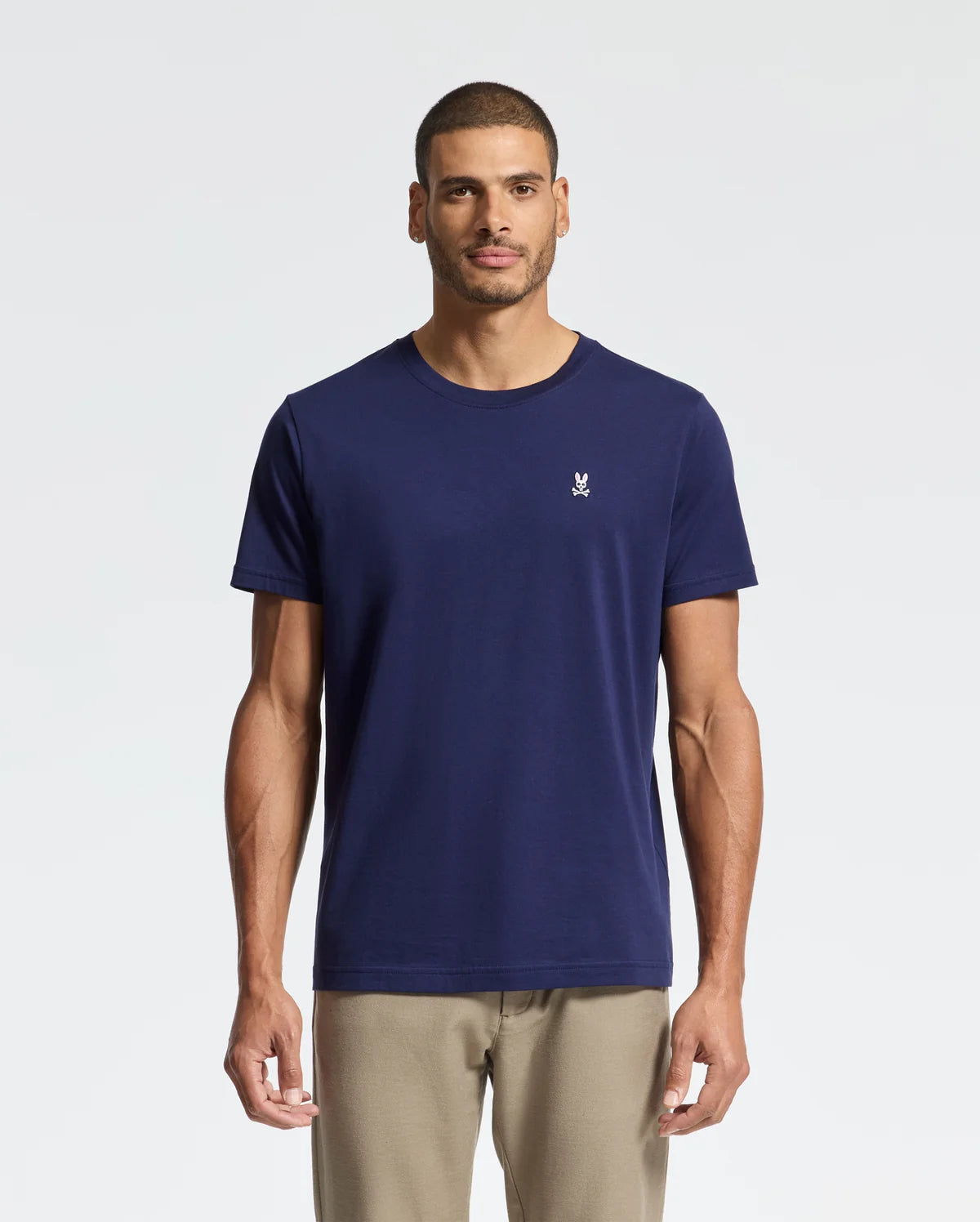 PSYCHO BUNNY CAMISETA CLÁSICA CUELLO REDONDO PARA CABALLERO HOMBRE AZUL B6U014CRPCEVB