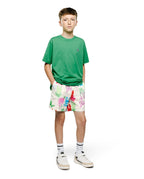 T-SHIRT PSYCHO BUNNY PARA NIÑO COLOR VERDE B0U014F200321