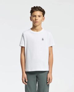 PSYCHO BUNNY CAMISETA NIÑO CUELLO REDONDO BLANCO