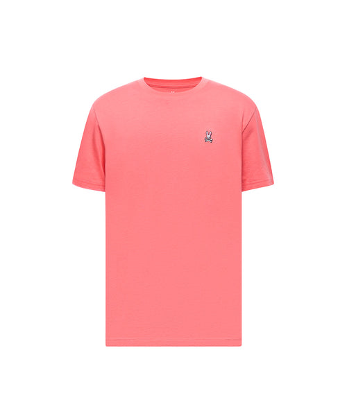 PSYCHO BUNNY CAMISETA CLÁSICA CUELLO REDONDO PARA NIÑO NIÑO ROJO B0U014F200656