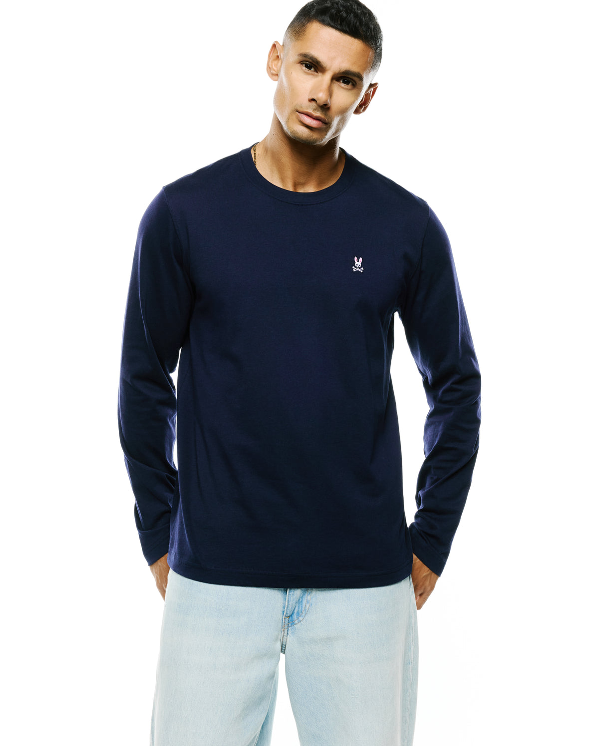 CAMISETA PSYCHO BUNNY PARA CABALLERO COLOR AZUL | El Duque Boutique