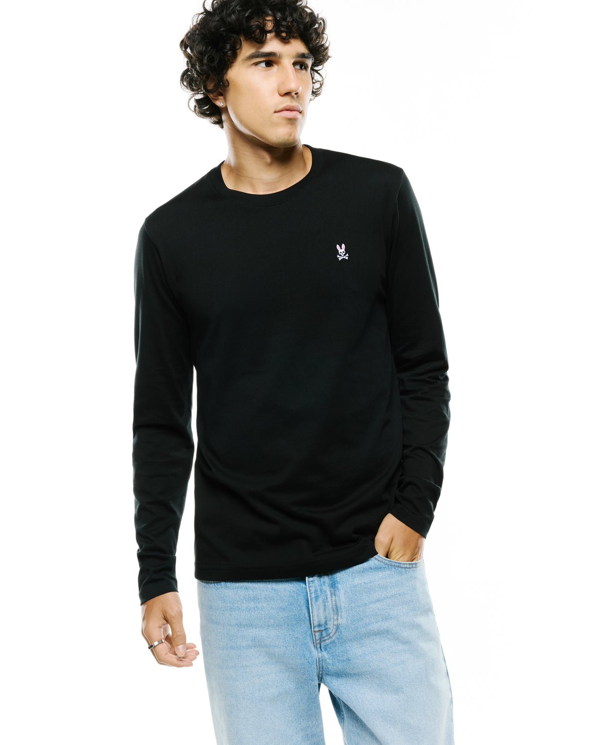 CAMISETA PSYCHO BUNNY PARA CABALLERO COLOR NEGRO | El Duque Boutique