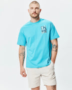 CAMISETA PSYCHO BUNNY PARA CABALLERO COLOR AZUL