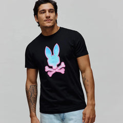 T-SHIRT PSYCHO BUNNY PARA HOMBRE COLOR NEGRO MT0200237001