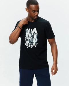 T-SHIRT PSYCHO BUNNY PARA HOMBRE COLOR NEGRO MT0200285001