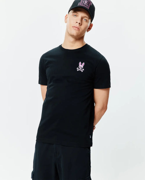 T-SHIRT PSYCHO BUNNY PARA HOMBRE COLOR NEGRO MT0200293001