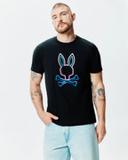 T-SHIRT PSYCHO BUNNY PARA HOMBRE COLOR NEGRO MT0200303001